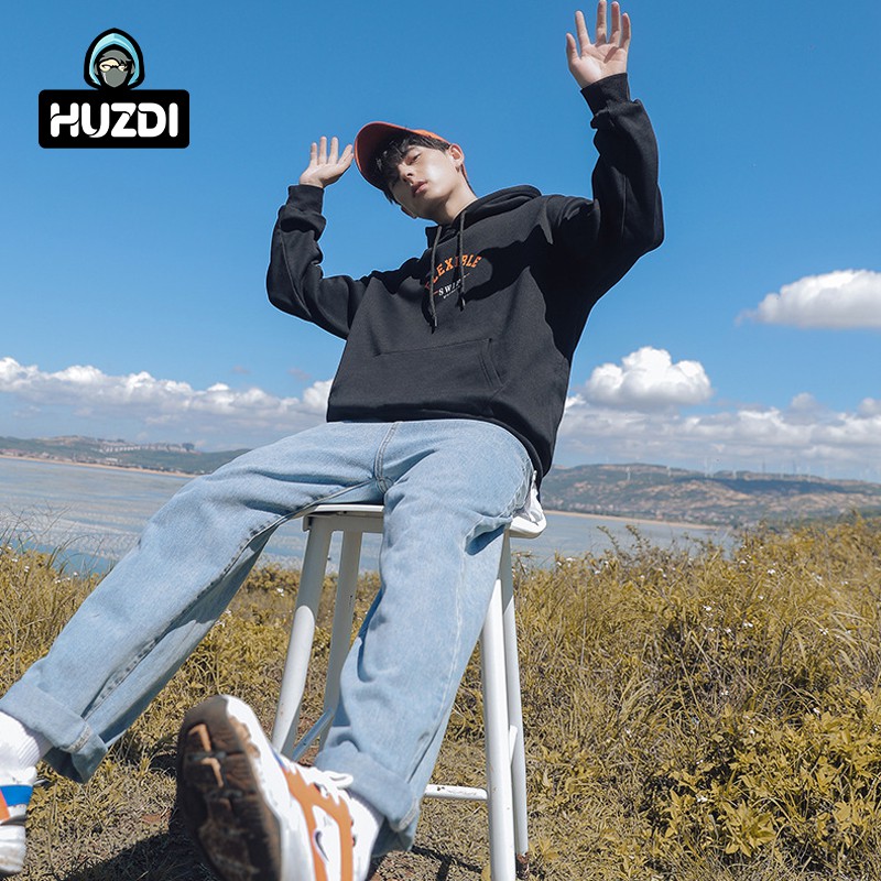 Áo Hoodie Nam Nữ Unisex HUZDI - Phong Cách Hàn Quốc Cá Tính, Chất Nỉ Cào Bông Dày Ấm - Mã HOD036 | BigBuy360 - bigbuy360.vn