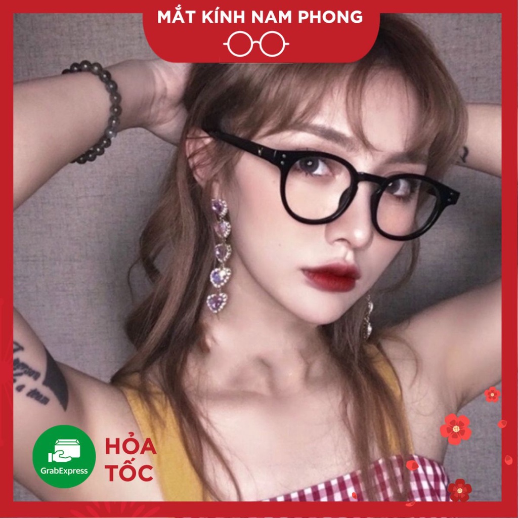 Gọng Kính Cận Nữ Dáng Tròn Nhỏ GM Milan Hàn Quốc Cắt Cận Theo yêu cầu