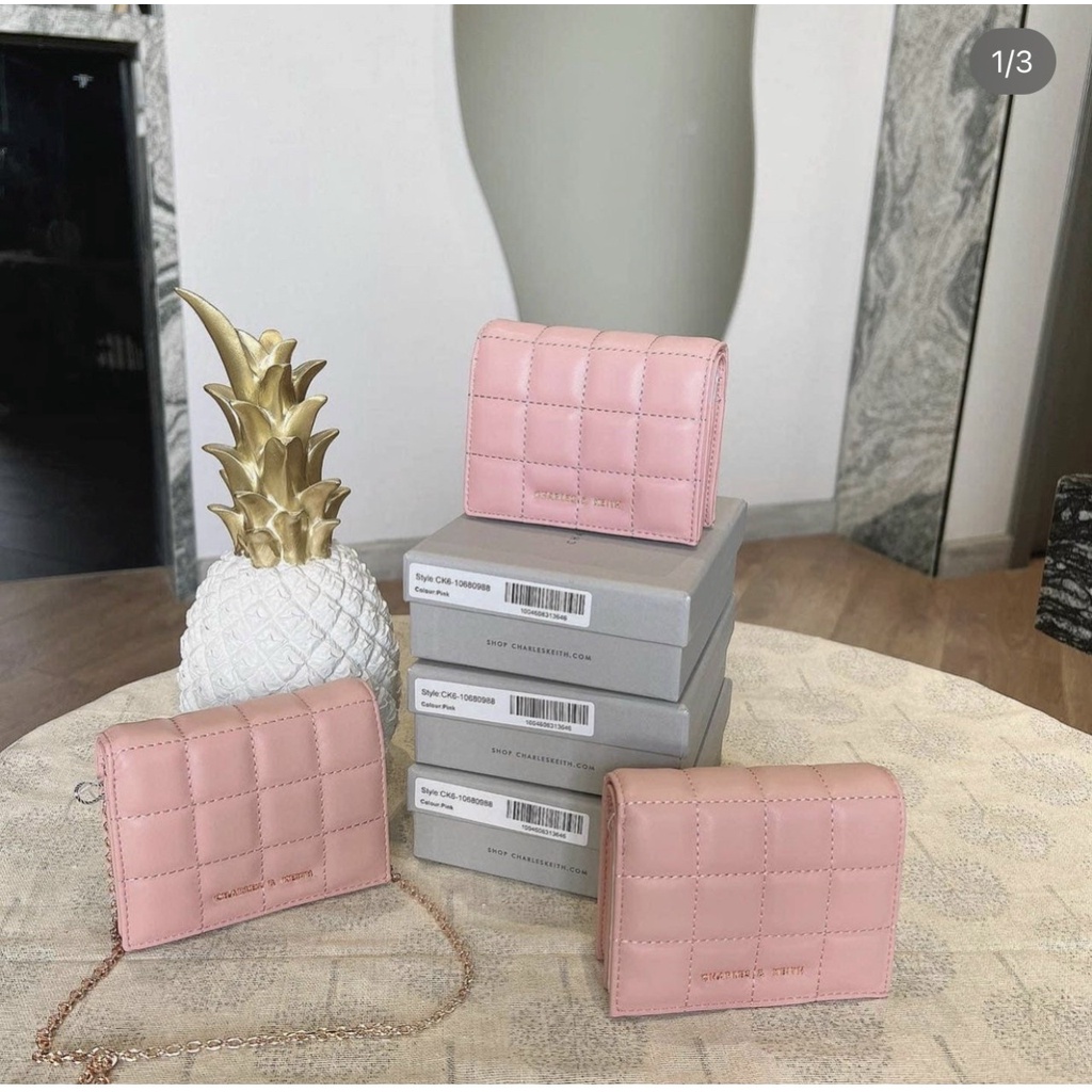 VÍ NỮ full box kèm dây xích fullxbox size 11cm CK6-10680910