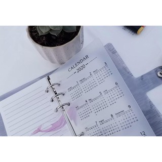 Thẻ lịch 2020 phụ kiện sổ còng