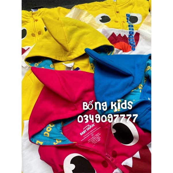 Áo Khoác Nỉ Bé Trai &amp; Bé Gái Baby Sh@rk