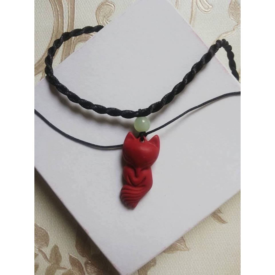 vòng cổ hồ ly san hô - 150k