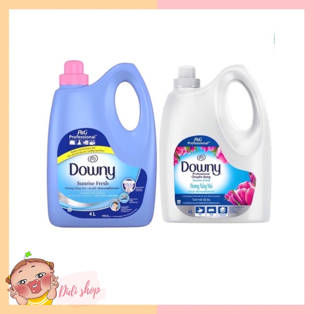 NƯỚC XẢ VẢI DOWNY CHUYÊN DỤNG HƯƠNG NẮNG MAI / ĐAM MÊ/ HUYỀN BÍ CHAI 4L