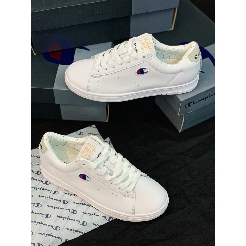Giày nam nữ Champion da cao cấp nhẹ bền êm thời trang