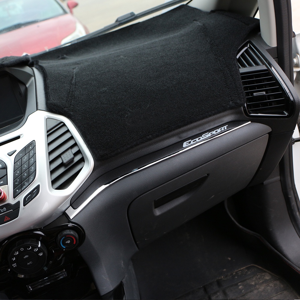 Bộ 3 Miếng Dán Trang Trí Hộp Đựng Găng Tay Cho Ford Ecosport 2012-2017 LHD