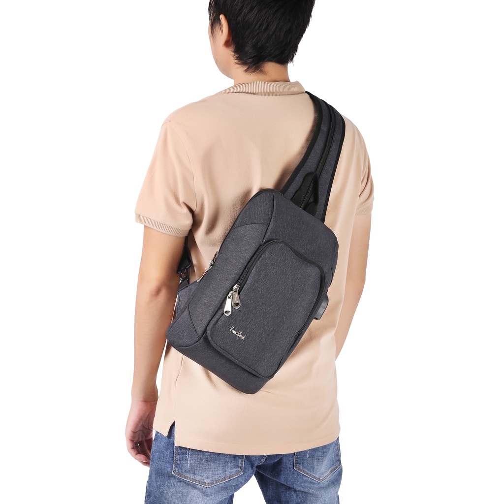 Túi đeo chéo nam, túi đeo chéo trước ngực TULI chính hãng ms : 606 | BigBuy360 - bigbuy360.vn