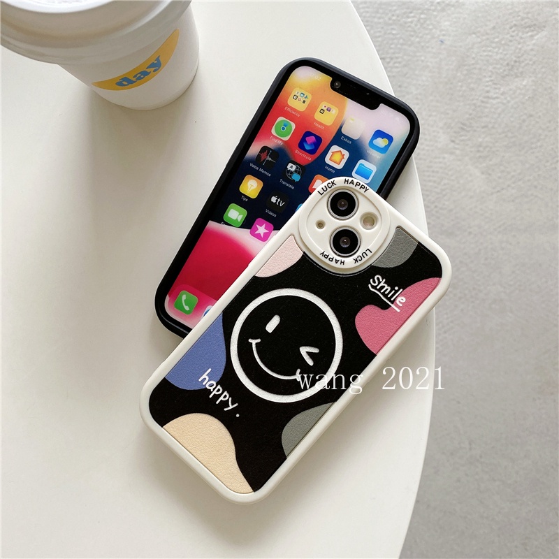 Ốp Điện Thoại Mềm Hình Mặt Cười 2022 Thời Trang Chống Rơi Cho Vivo V23 5G