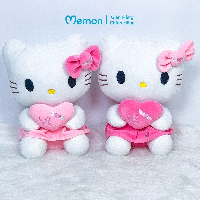 Gấu Bông Mèo Kitty Thiên Thần Cao Cấp Memon