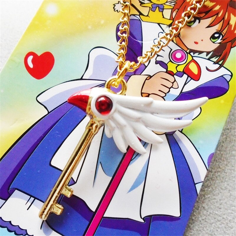 Bộ phụ kiện dây chuyền/ móc khóa Card captor Sakura thủ lĩnh thẻ bài - GSK28