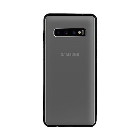 Ốp lưng Samsung Galaxy S10 plus nhám chống bám vân tay, viền đen dẻo cao cấp