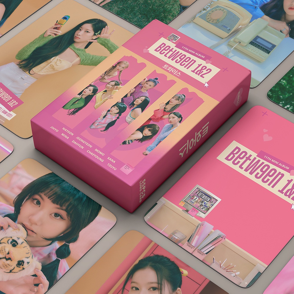 Set 54 Tấm Ảnh  TWICE thẻ ảnh nhóm nhạc  album ảnh LOMO card 2022 between