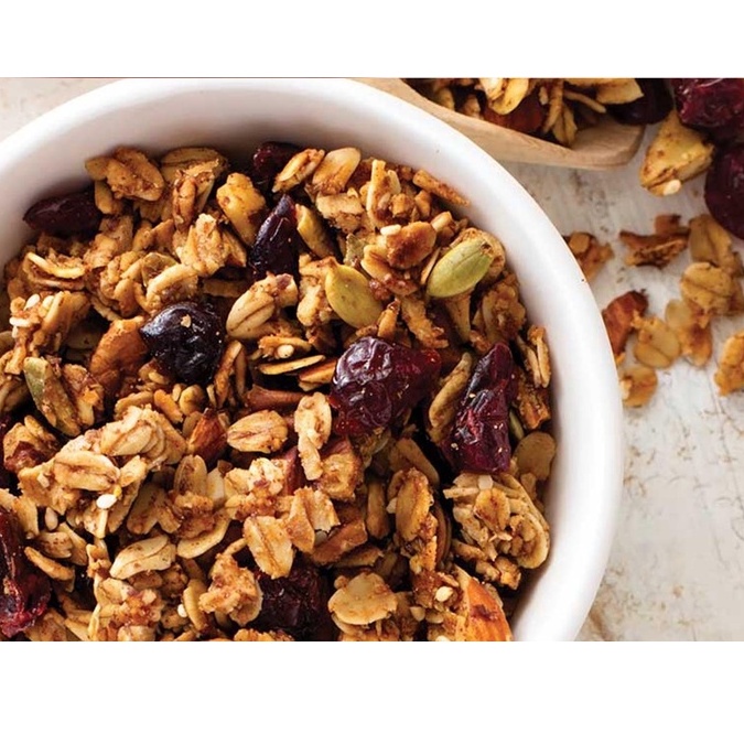 Granola Siêu Hạt Mix 8 Loại Hạt Dinh Dưỡng Dừa Khô, Hạt Điều, Hạnh Nhân