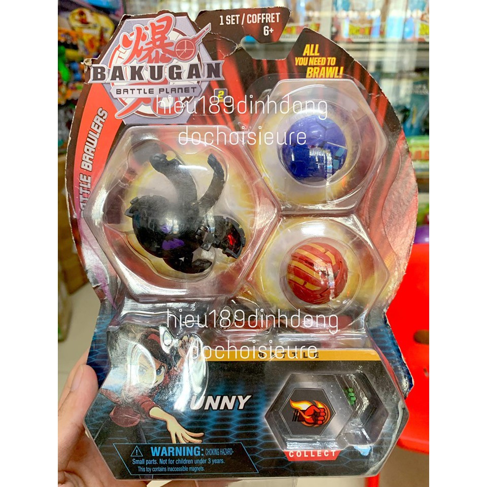 Bộ Sưu Tập Vỉ 3 BAKUGAN DÒNG SIÊU CHIẾN BINH loại rẻ chất lượng vừa phải