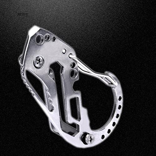 Móc khóa Carabiner đa năng dùng khi đi cắm trại leo núi tiện lợi