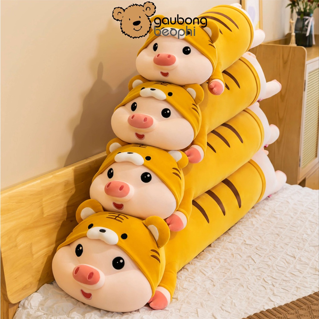 Gấu Bông Heo Cosplay Hổ Siêu Đáng Yêu Cute Hàng Cao Cấp gauBongbeoPhi. Quà tặng Cho Mọi Lứa Tuổi
