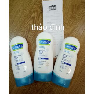 Sữa tắm gội cetaphil cho bé 250ml Úc