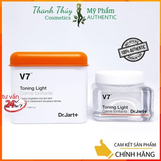 Kem dưỡng trắng da v7 toning light dr.jart+ - 50ml - hàn quốc