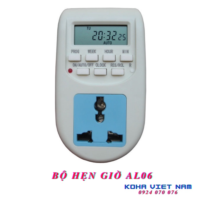 Ổ cắm hẹn giờ AL06 - Hẹn giờ điện tử chính xác cao