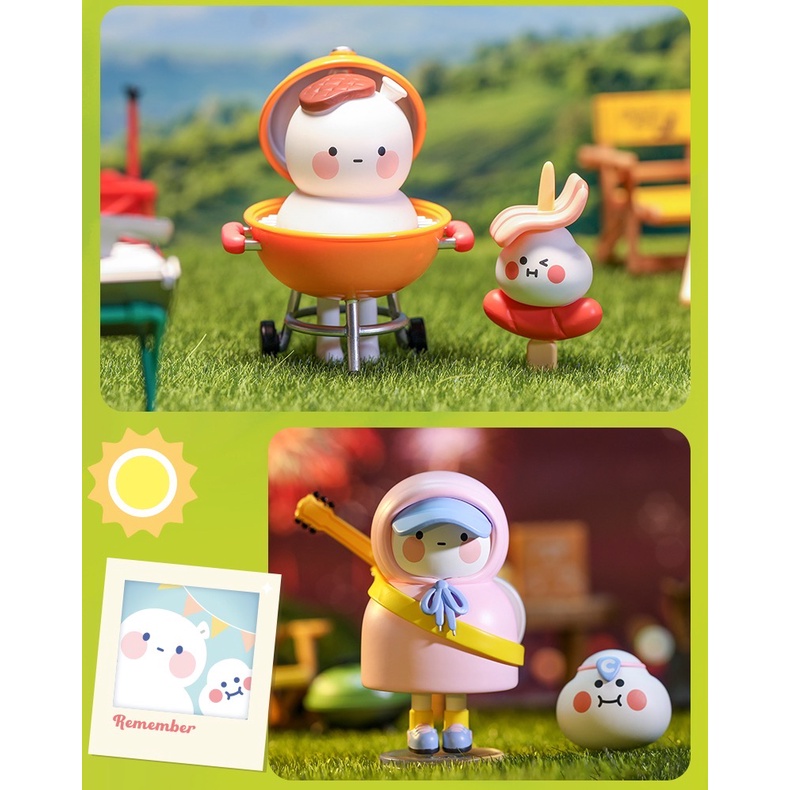 BOBO&Co Go Hộp Đựng Búp Bê Popmart Dễ Thương Dùng Đi Cắm Trại