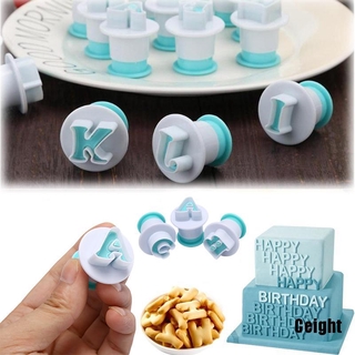 Khuôn Nhấn Bánh Quy Hình Chữ Cái Và Số Trang Trí Bánh Kem