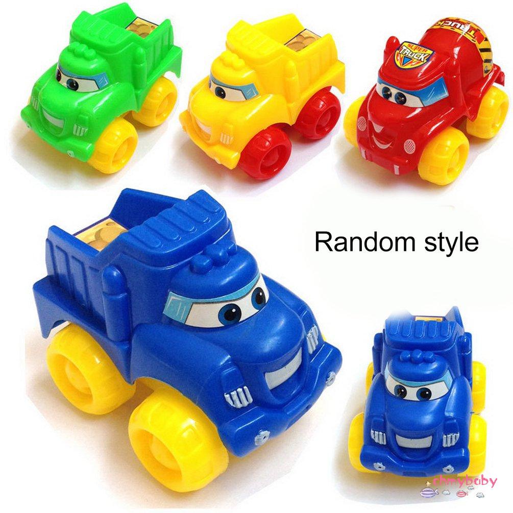 【OMB】 MINI Pull Back Engineering Model Car Diecast Car Toy Vehicles Toy Cars