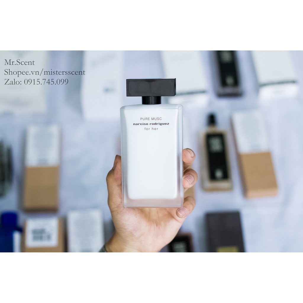 Mẫu Thử Nước Hoa Narciso Rodriguez Pure Musc - Nước hoa nữ chính hãng, mùi Xạ Hương thuần chủng, rất lôi cuốn, bám lâu | Thế Giới Skin Care