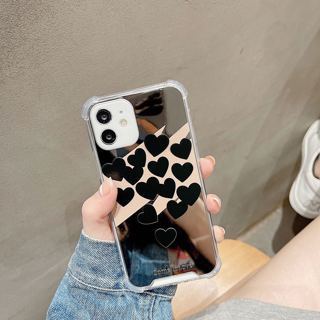 Ốp lưng iphone Ốp điện thoại silicone TPU tráng gương thời trang thích hợp cho iPhone 11 pro max X Xr Xs max 7 8 Plus 13 14pro pro max Dinuo case