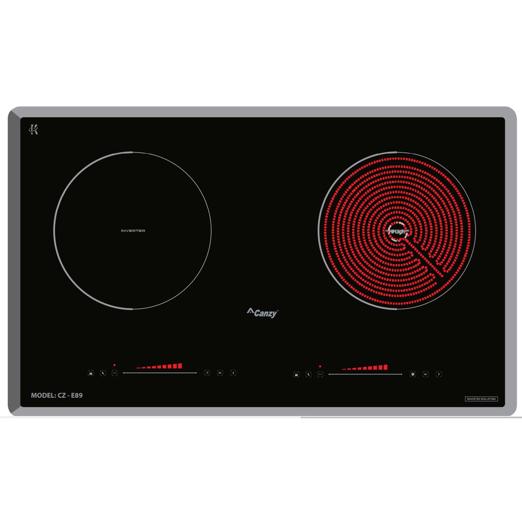 Bếp từ đôi Canzy e89 - i89 made in Malaysia