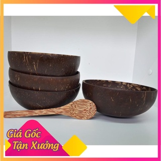 Comboo 5 bát dừa + 5 thìa dừa sử dụng cho quán chè, kem