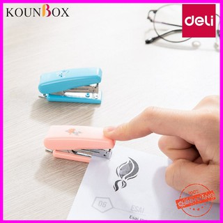 Dập ghim mini 😍freeship😍 bấm kim mini deli 0222