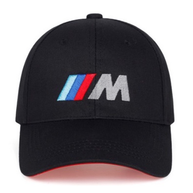 Mũ Nón kết Lưỡi Trai Cotton Màu Trơn Thêu Chữ M logo BMW cho xe hơi ô tô Thời Trang Series 3 5 7