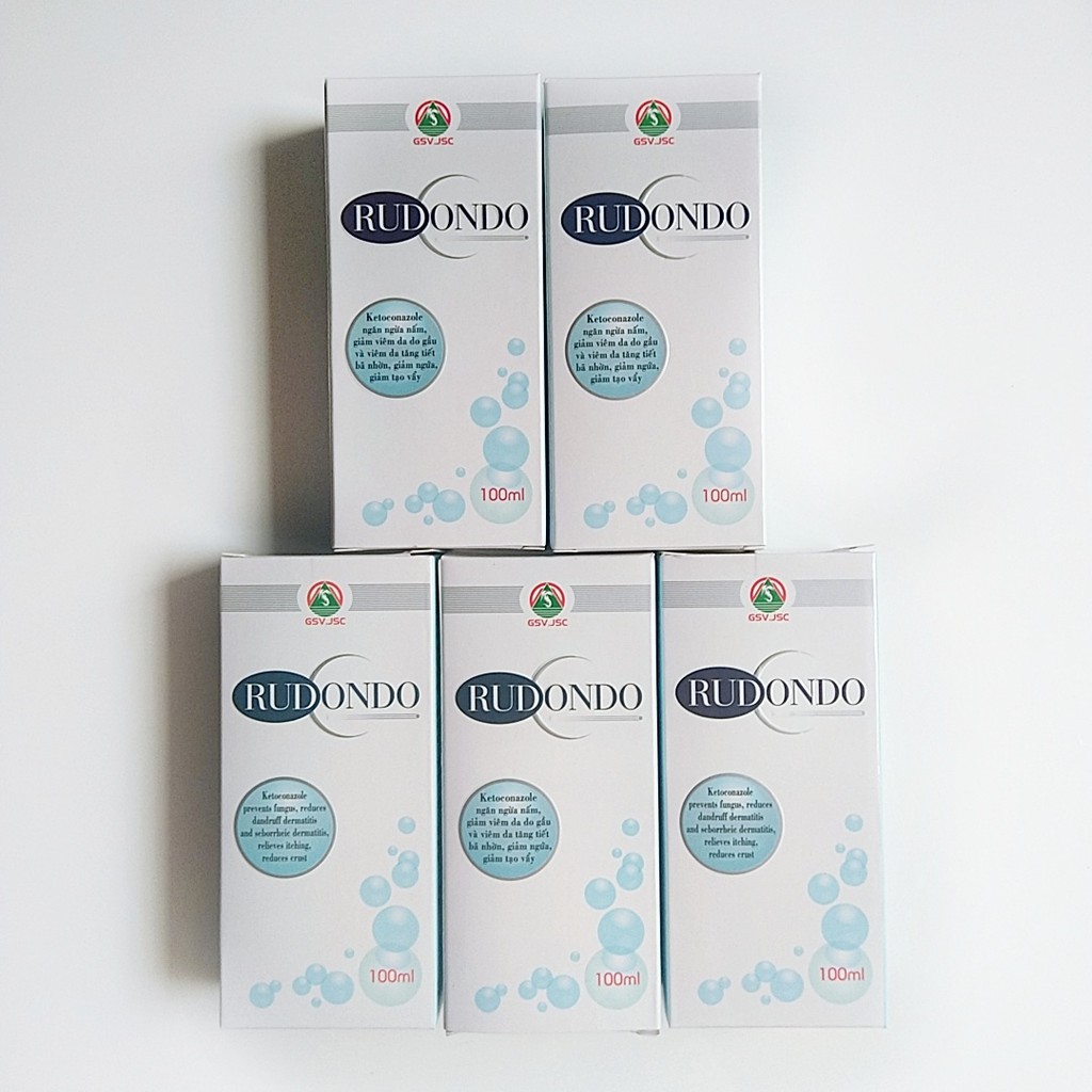 Dầu tắm gội Rudondo cho da đầu bị nấm và gàu - MẪU MỚI chai 120 ml