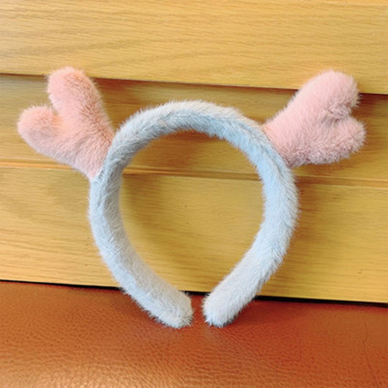 Flgo Băng Đô Lông Nhung Hình Sừng Hươu Hoạt Hình Trang Điểm Tiệc Tùng