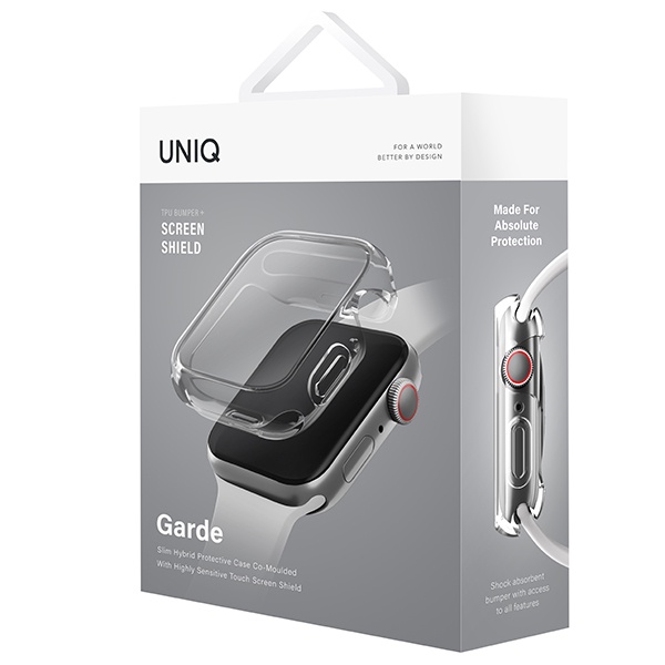 Ốp Dành Cho Apple Watch Series 7  UNIQ Garde Hybrid With Screen Protection - Hàng chính hãng