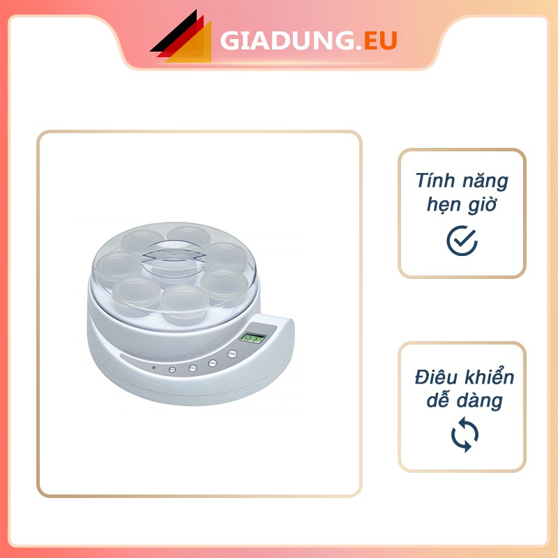 [Mã ELHADEV giảm 4% đơn 300K] [CHÍNH HÃNG] MÁY LÀM SỮA CHUA STEBA JM1 - 8 CỐC