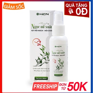 Xịt khử mùi hôi nách, hôi chân Ngọc Nữ Xuân