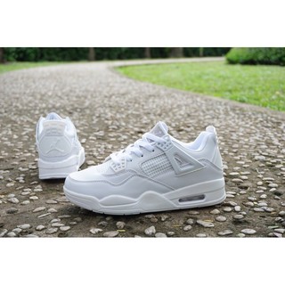 GIÀY JORDAN 4 NAM VÀ NỮ MÀU TRẮNG.