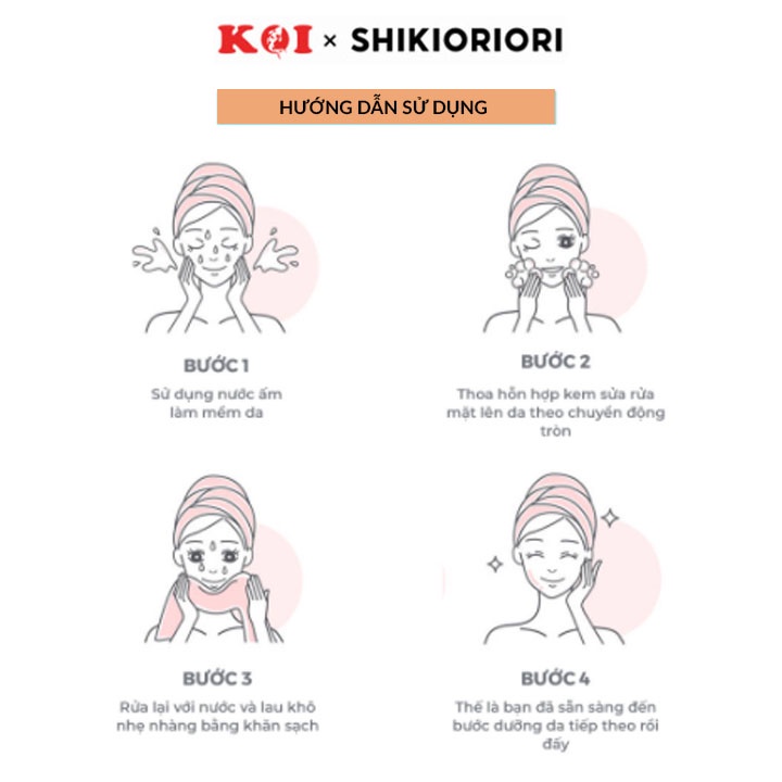 Sữa rửa mặt chiết xuất từ đậu nành Shikioriori Soy Milk Facial Foam 200g