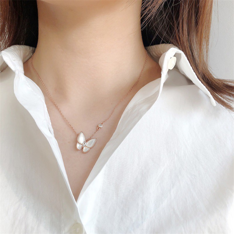 Dây chuyền mặt bươm bướm phong cách Hàn Quốc thời trang cho nữ Fashion jewelry women necklace