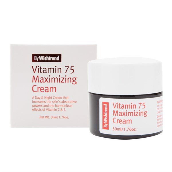 [ĐẠI LÝ CHÍNH THỨC]Kem Dưỡng BY WISHTREND Vitamin 75 Maximizing Cream