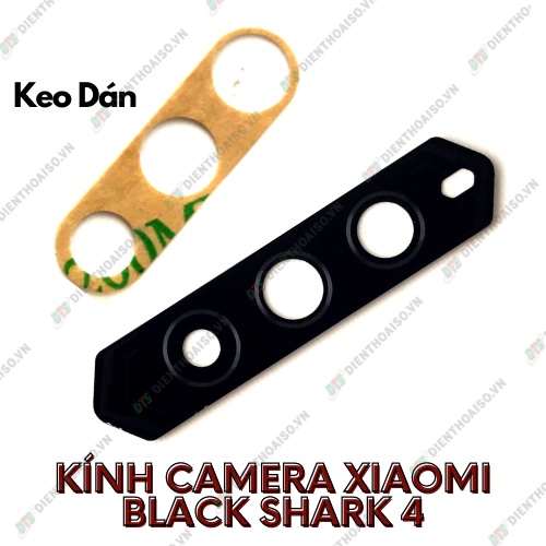 Mặt kính camera xiaomi black shark 4 có sẵn keo