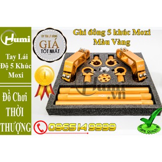 Tay Lái 5 khúc MOXI F1 - Vàng [ RẺ VÔ ĐỊCH]