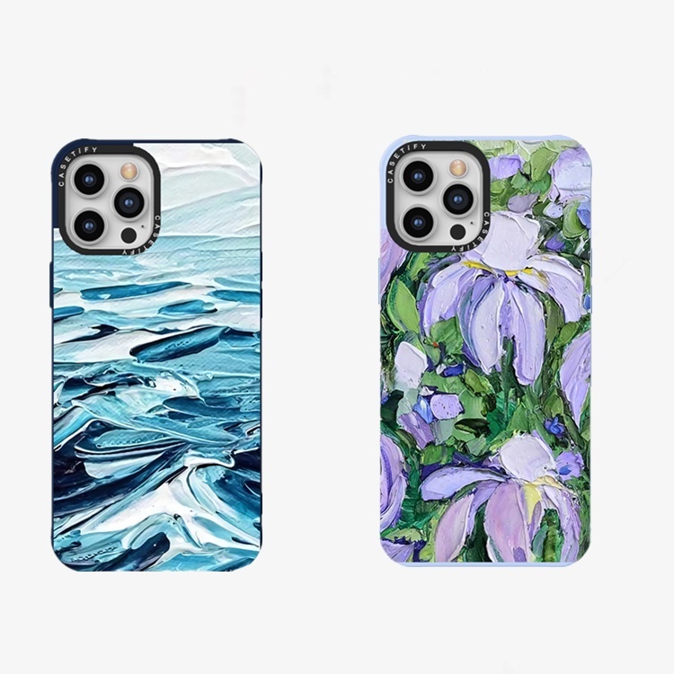 CASETIFY Ốp Điện Thoại Silicon Dẻo Họa Tiết Hoa Xinh Xắn Cho For iPhone 7 8 Plus X XS XR 11 12 13 Pro Max