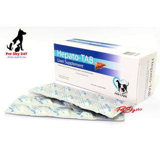 Thực Phẩm Chức Năng Hỗ Trợ Gan Trên Chó Mèo HEPATO-TAB 1 Vĩ 10 Viên