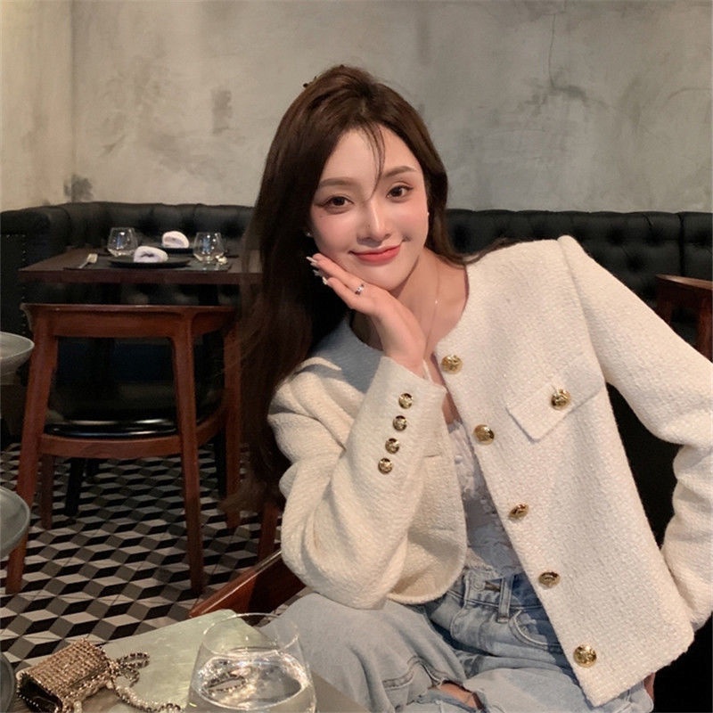 Áo Khoác Nữ Tay Dài Họa Tiết Caro Phong Cách Hàn Quốc Thời Trang