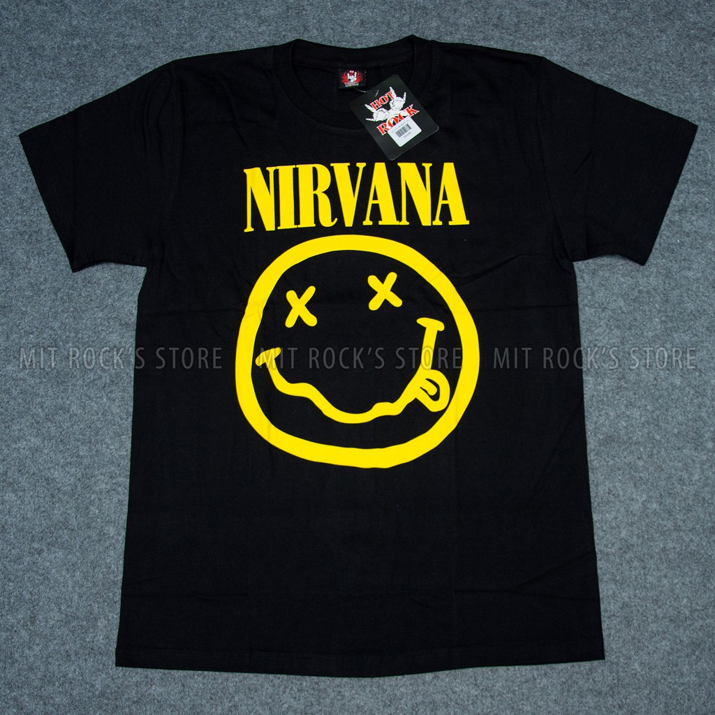Áo Nirvana - Rock band tee - Áo Rock - Size S, M, L, XL, XXL - Áo Thái Lan