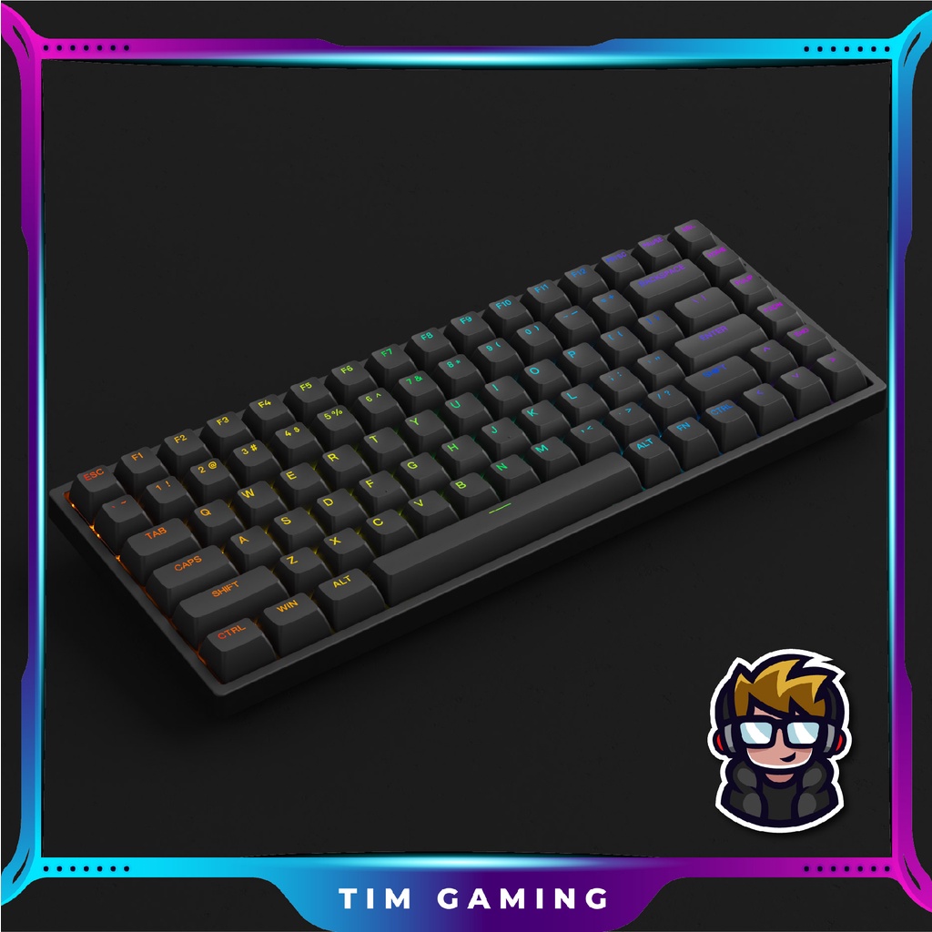 Bàn phím cơ AKKO Shine-Through Series 3084 / 3068 v2 / 5087 RGB – Black / White