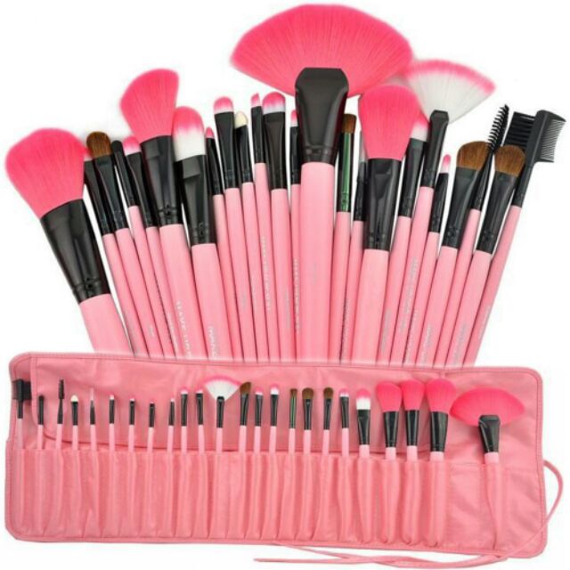 Bộ cọ 23 món đầy đủ cho mặt bạn luôn tươi xinh107_màu vàng,đen,hồng