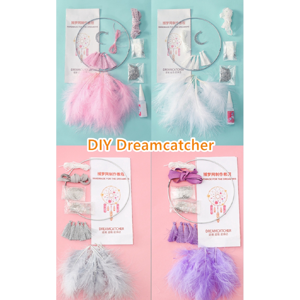 Dreamcatcher trang trí nhiều màu