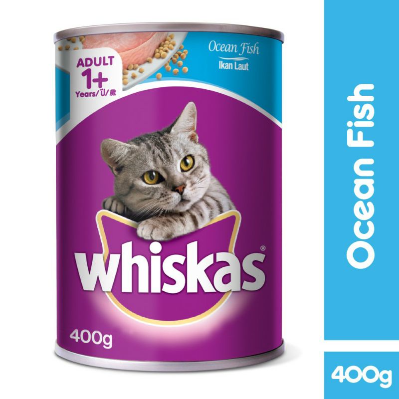 Pate Whiskas cho mèo trưởng thành, thức ăn ướt cho mèo hộp 400g